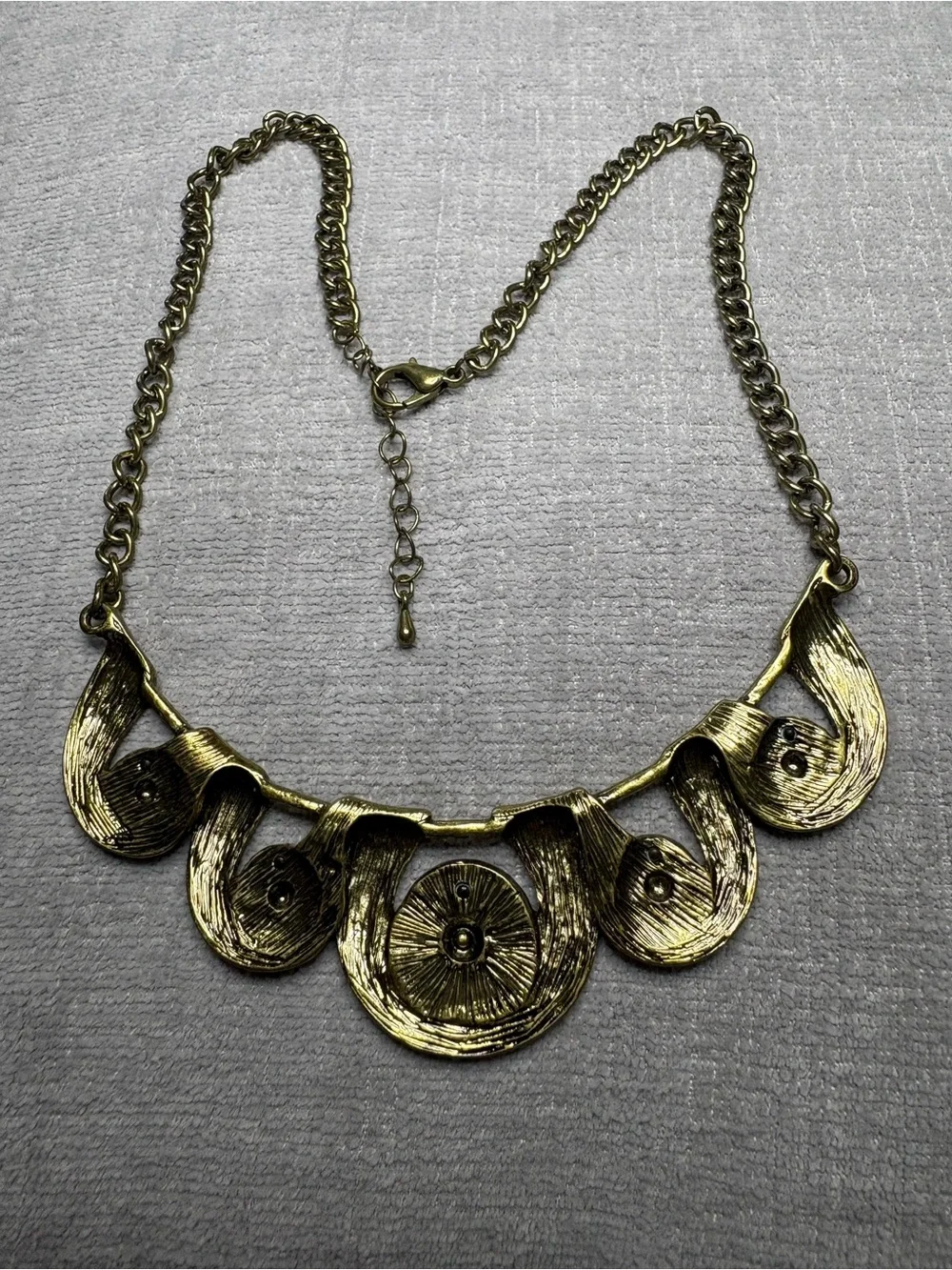 Necklace Western Steampunk Bullet Winchester Brass Statement Collar